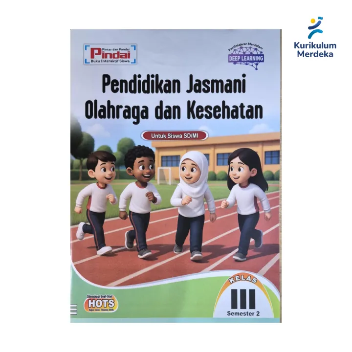 Buku Latihan Soal Ulangan LKS Pindai Kelas 3 SD PJOK Semester 2