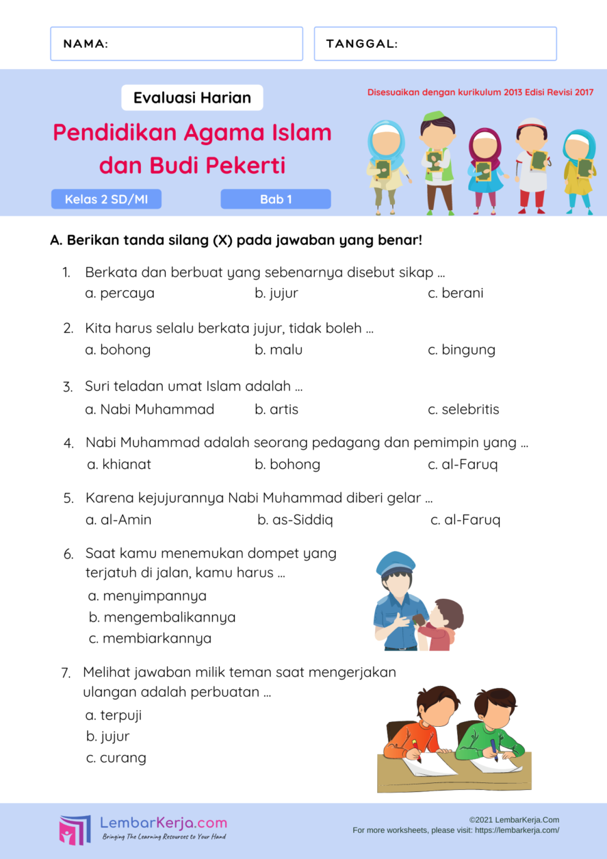 Soal Agama Kelas 2 Semester 2 2021 - Piffle me Soal Agama Kelas 2 Semester 2 2021 - Piffle me