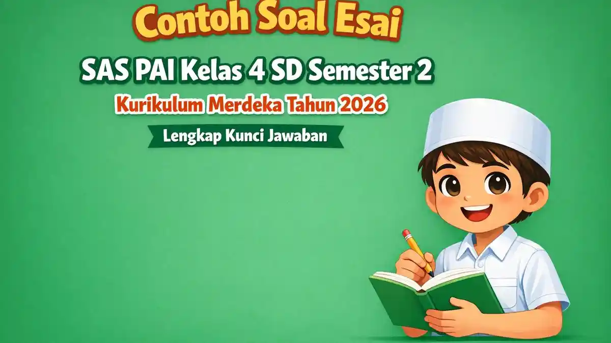 Contoh Soal Esai SAS PAI Kelas 4 SD Semester 2 Kurikulum Merdeka Tahun Contoh Soal Esai SAS PAI Kelas 4 SD Semester 2 Kurikulum Merdeka Tahun