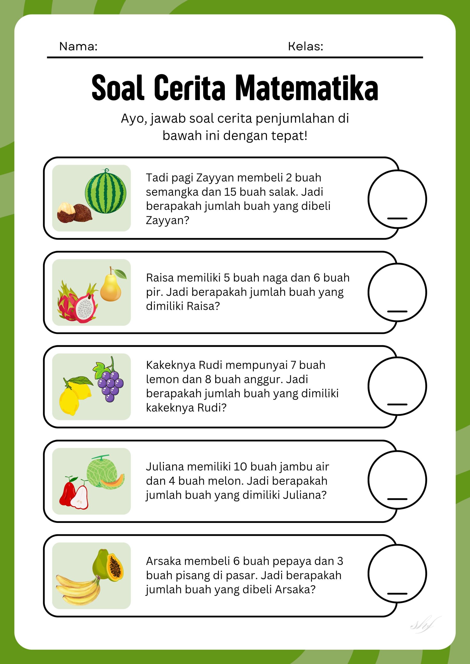 5 Contoh Soal Cerita Matematika Kelas 3 SD yang Bikin Anak Makin Cerdas dan Suka Berhitung