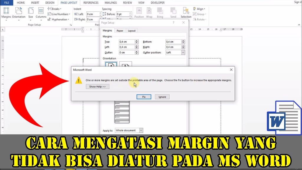 7 Cara Mengatur Margin di Word 2016 Agar Tidak Saling Berubah, Terbukti Efektif