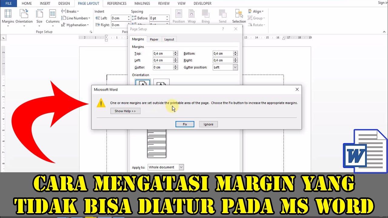 7 Cara Mengatur Margin di Word 2016 Agar Tidak Saling Berubah, Terbukti Efektif