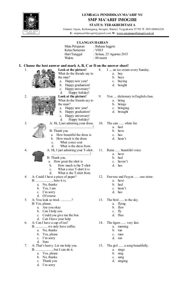 Akhirnya! Kunci Jawaban & Contoh Soal Bahasa Inggris Kelas 9 Chapter 3 Halaman 85 2026