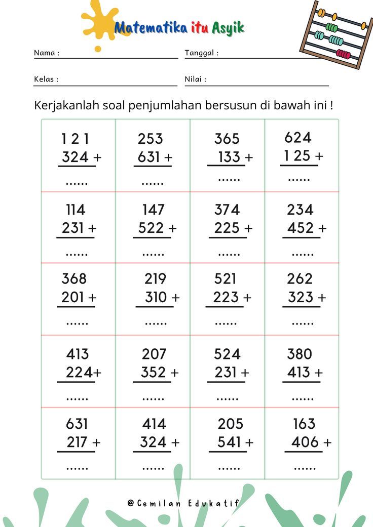 Sebelum Terlambat Kuasai Soal Matematika Kelas 3 SD Penjumlahan dan Pengurangan STS 2026