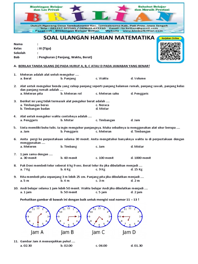 Ternyata Begini Soal untuk Kelas 3 SD di Sekolah Internasional MSUS