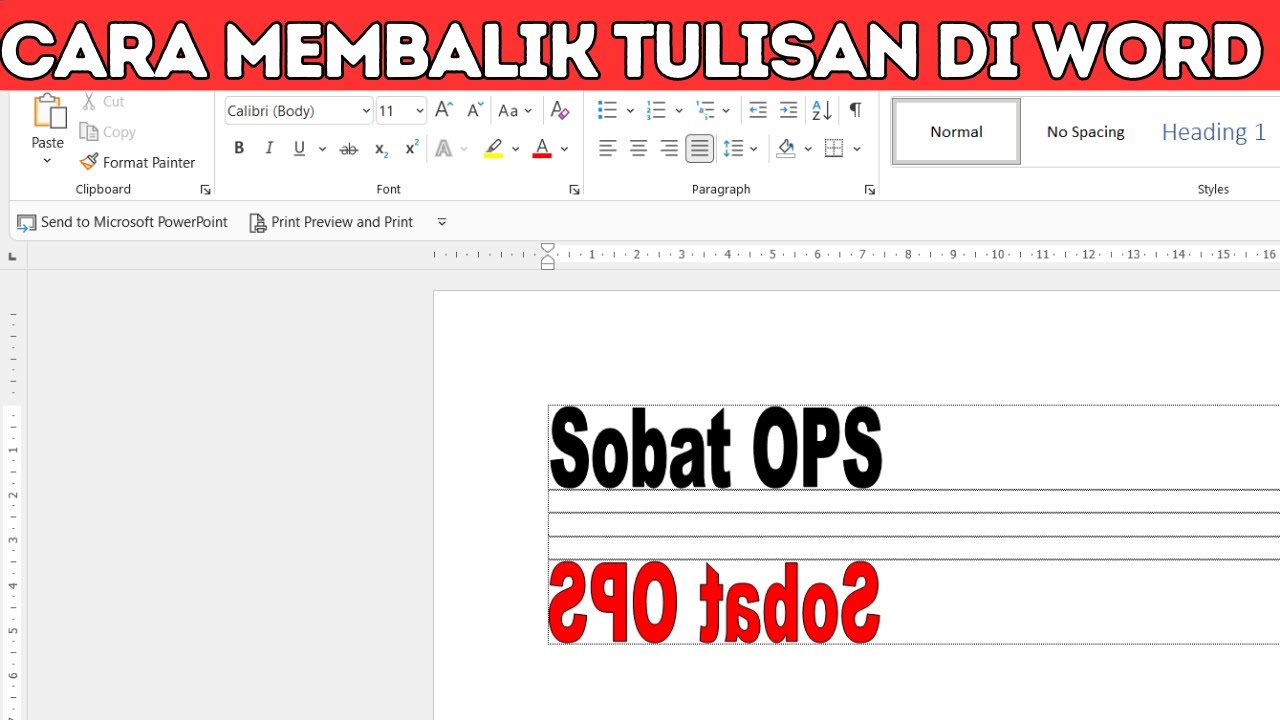 7 Cara Mengubah Tulisan Word Menjadi Kebalik yang Jarang Diketahui, Hasilnya Akhirnya Terbalik Sempurna di 2026