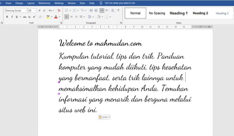 7 Cara Mengubah Tulisan Word Menjadi Tulisan Tangan yang Ternyata Bisa Ungkap Karaktermu