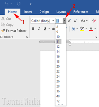 Mengubah Ukuran Font Di Microsoft Word Dengan Pintasan Keyboard Mengubah Ukuran Font Di Microsoft Word Dengan Pintasan Keyboard