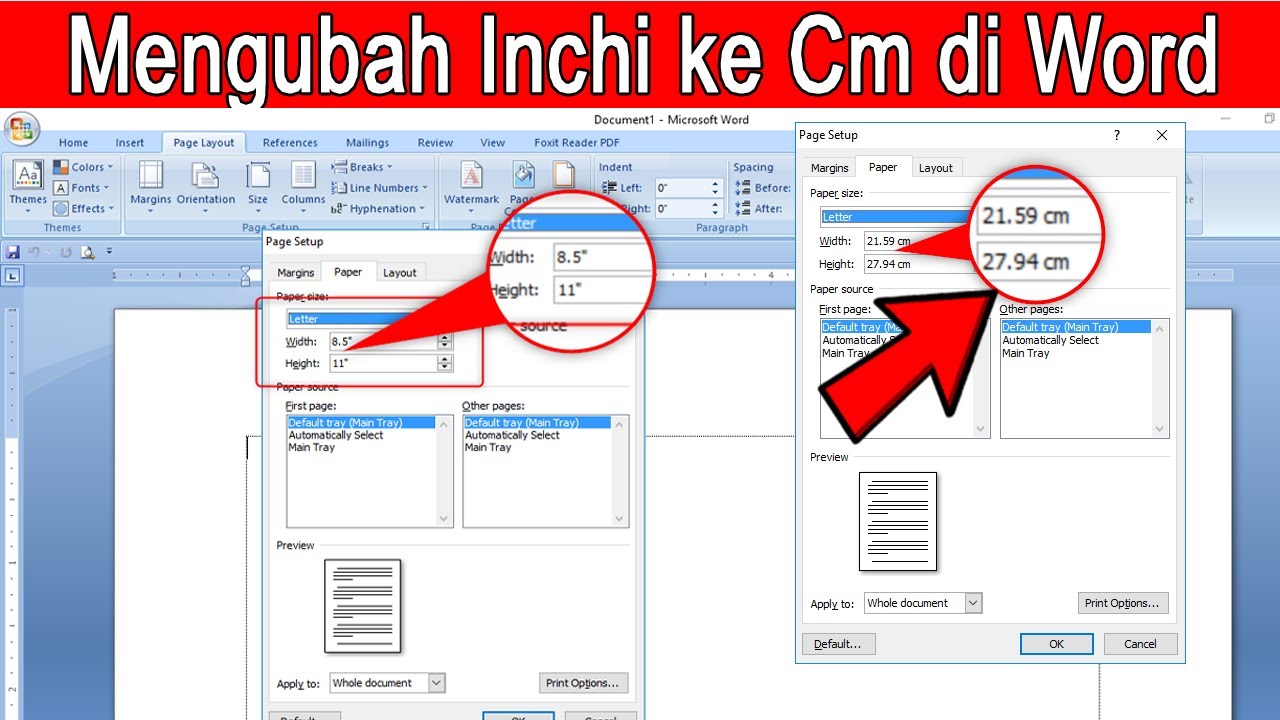 Terbukti Cepat Mengubah Ukuran dari Inchi Menjadi Cm di Microsoft Word 2019 Sebelum Salah
