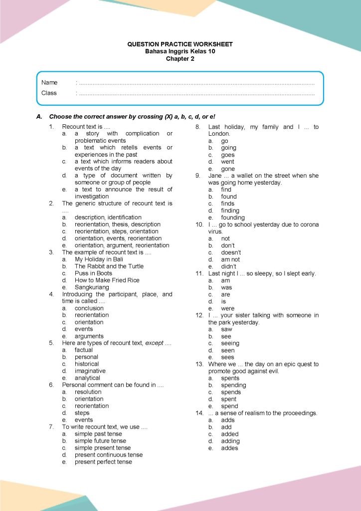 Wajib Tahu Rahasia Lulus Ujian dengan Contoh Soal Bahasa Inggris Kelas 10 Semester 2